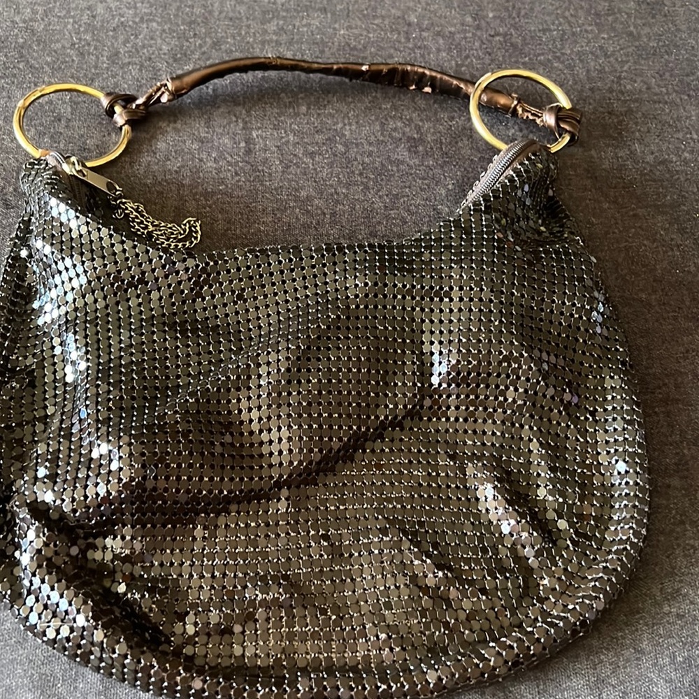 Brown mesh bag